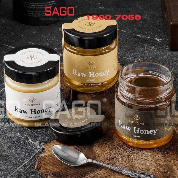  Hũ Thủy Tinh Tròn Trụ Nắp Thiết Dày | Tùy Chọn Dung Tích 