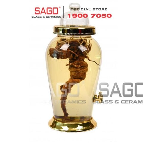  YONGCHEON NO2V - Bình Sâm Hàn Quốc Yongcheon 30 Lít Có Vòi  | Bình Số 02V , Bình Sâm Cao Cấp Hàn Quốc 