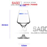  Ocean 1529B14 - Ly Thủy Tinh Ocean Craftmhan Stemware 390ml | Nhập Khẩu Thái Lan 