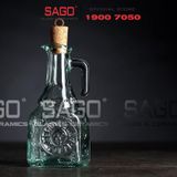  Bormioli Rocco 626790M - Bình Rót Dầu Bormioli Roco Helios Oiler 250ml | Nhập Khẩu Italia 