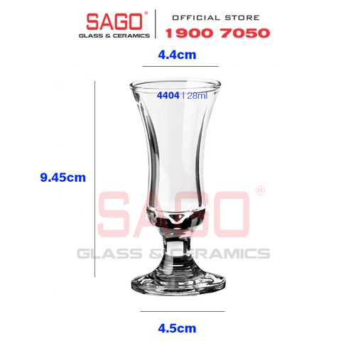  Pasabahce 44404 - Ly Thủy Tinh Pasabahce Boston Shots 28ml | Nhập Khẩu Thổ Nhĩ Kỳ 