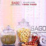  Hũ Thủy Tinh Sọc Nắp Thủy Tinh Đựng Thực Phẩm | Tùy Chọn Dung Tích 