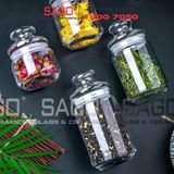  Hũ Thủy Tinh Ocean Pop Jar Glass Lid Cao Cấp | Nhập Khẩu Thái Lan , Tùy Chọn Dung Tích 