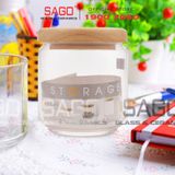  Hũ Thủy Tinh Ocean Pop Jar Wooden Lid Cao Cấp | Nhập khẩu Thái Lan , Tùy Chọn Dung Tích 