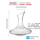  IDELITA 11DC150 - Bình Rót Rượu Pha Lê IDELITA Crystal Glass Wine Decanter 1500ml | Thủy Tinh Pha Lê Cao cấp 