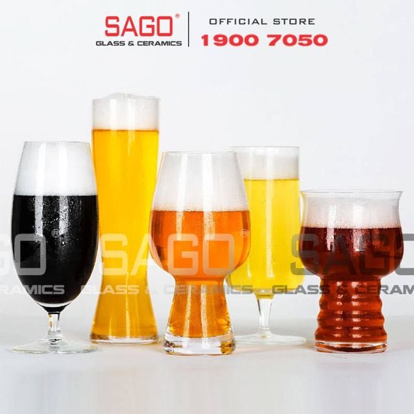  DELI J3469-1 - Ly Thủy Tinh Deli Craft Beer Glass 440ml | Thủy Tinh Cao Cấp 