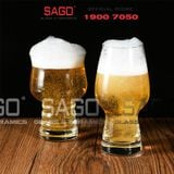  DELI J3469-1 - Ly Thủy Tinh Deli Craft Beer Glass 440ml | Thủy Tinh Cao Cấp 