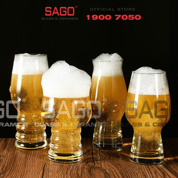  DELI J3469-2 - Ly Thủy Tinh Deli Craft Beer Glass 460ml | Thủy Tinh Cao Cấp 