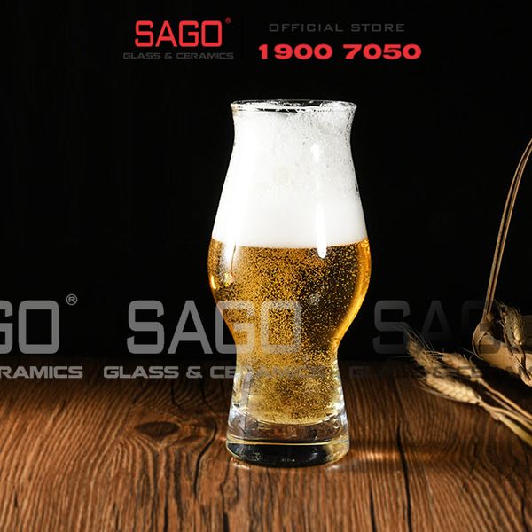  DELI J3469-2 - Ly Thủy Tinh Deli Craft Beer Glass 460ml | Thủy Tinh Cao Cấp 