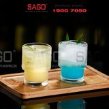  Deli TY7510-1 - Ly Thủy Tinh Deli Stripes Empilable Rock Glass 180ml | Thủy Tinh Cao Cấp 