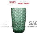  DELI DSKB172-2G - Ly Thủy Tinh Deli Beyond The Time Green Tumber Glass 380ml | Thủy Tinh Cao Cấp 