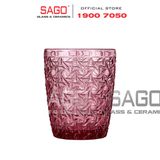  DELI DSKB172-1P - Ly Thủy Tinh Deli Beyond The Time Prink Rock Glass 300ml | Thủy Tinh Cao Cấp 