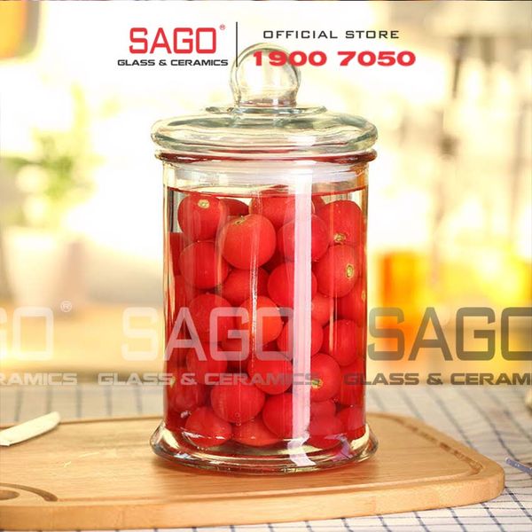  Bình Ngâm Rượu Trụ Trơn Nắp Thủy Tinh 3.0 Lít | Tùy Chọn Có hoặc không Vòi 