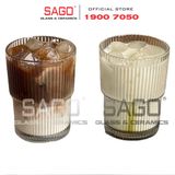  King Dealay H015 -  Ly Thủy Tinh King Dealay Strip Empilable Hightball Glass 400ml | Thủy tinh Cao Cấp 