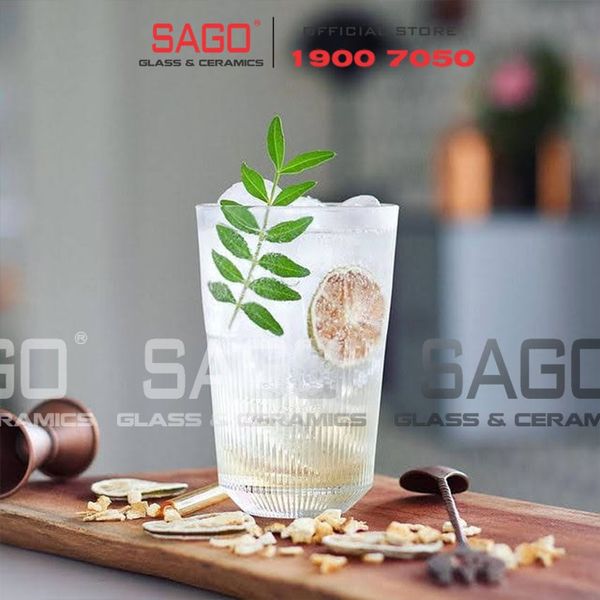  LIBBEY 829501 - Ly Thủy Tinh Cường Lực Libbey Rayo High ball 355ml | Nhập Khẩu E.U 
