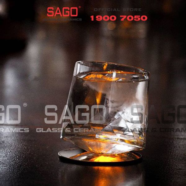  Ocean P02880 - Ly Thủy Tinh Ocean Connexion Whisky Rock 305ml | Nhập Khẩu Thái Lan 