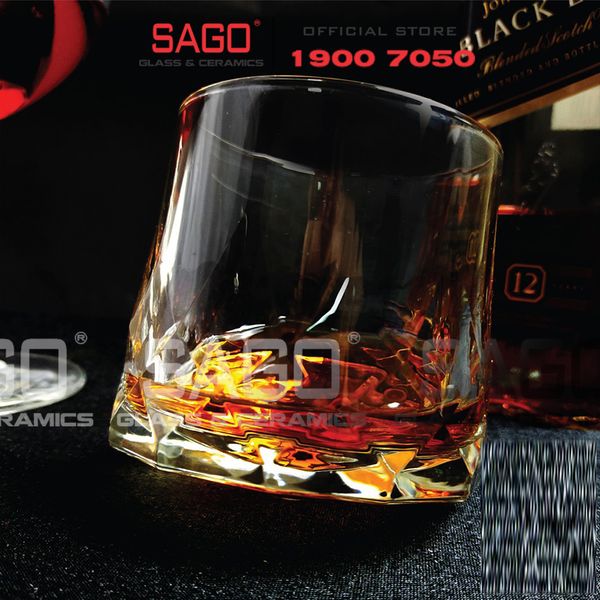  Ocean P02880 - Ly Thủy Tinh Ocean Connexion Whisky Rock 305ml | Nhập Khẩu Thái Lan 