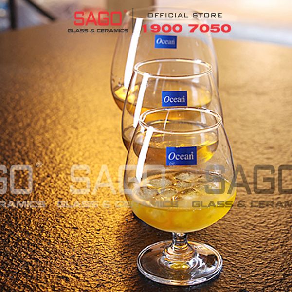  Ocean 1501X09 - Ly Thủy Tinh Ocean Classic Brandy 255ml | Nhập Khẩu Thái Lan 