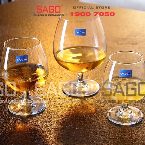  Ocean 1501X09 - Ly Thủy Tinh Ocean Classic Brandy 255ml | Nhập Khẩu Thái Lan 