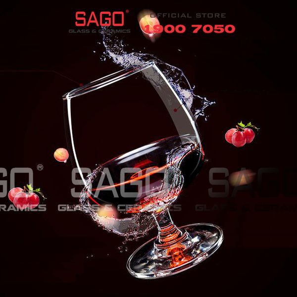  Ocean 1501X12 - Ly Thủy Tinh Ocean Classic Brandy 340ml | Nhập Khẩu Thái Lan 