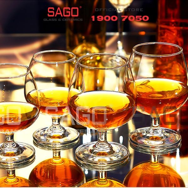  Ocean 1501X12 - Ly Thủy Tinh Ocean Classic Brandy 340ml | Nhập Khẩu Thái Lan 