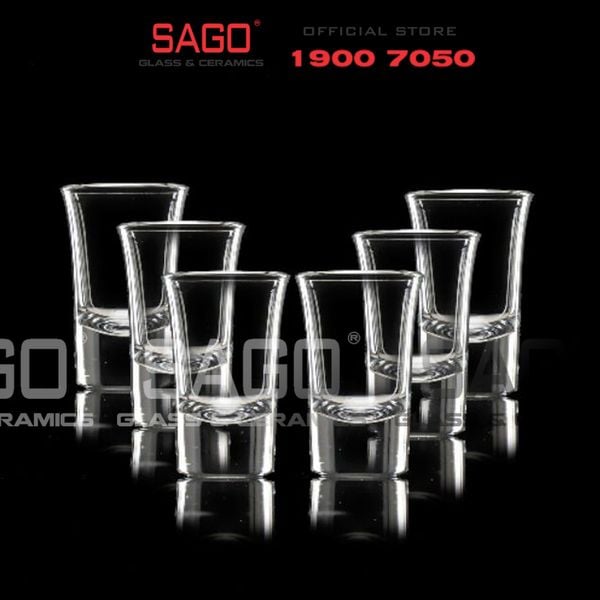  Deli EY3005 - Ly Thủy Tinh Deli Shot 35ml | Thủy Tinh Cao Cấp 