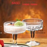  INS JYBDL-2 - Ly Thủy Tinh Có Chân Strip Cocktail Glass 170ml | Thủy Tinh Cao Cấp 