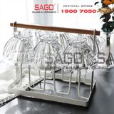  DELI DSZB246 - Ly Thủy Tinh Deli Mug Tea 205ml | Thủy Tinh Cao Cấp 