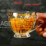  DELI DSZB246 - Ly Thủy Tinh Deli Mug Tea 205ml | Thủy Tinh Cao Cấp 