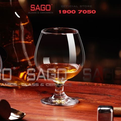  Deli GL3702 - Ly Thủy Tinh Deli Gloreca Basic Brandy Glass 170ml | Thủy Tinh Cao Cấp 