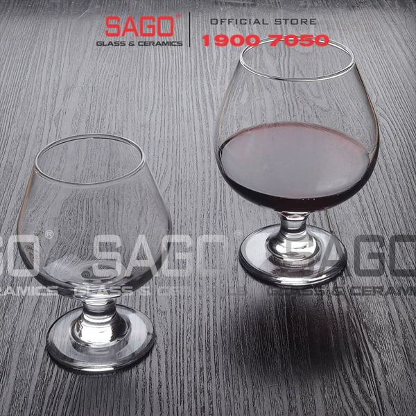  Deli GL3702 - Ly Thủy Tinh Deli Gloreca Basic Brandy Glass 170ml | Thủy Tinh Cao Cấp 