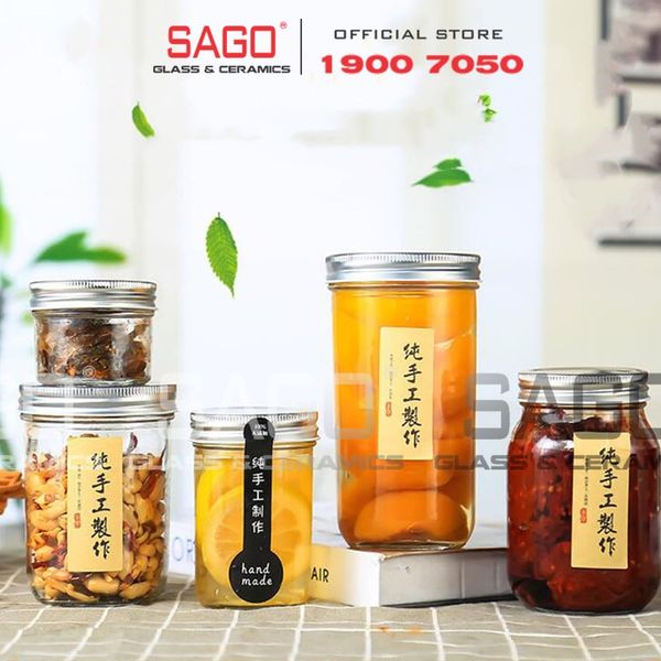  Hũ Thủy Tinh Đái Nhỏ Nắp Nhôm | Tùy Chọn Dung Tích 