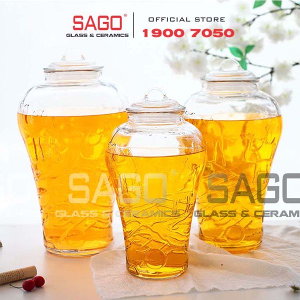  BLD-5L- Bình Thủy Tinh Lạc Đà 5.0 Lít | Tùy Chọn Có hoặc không vòi 