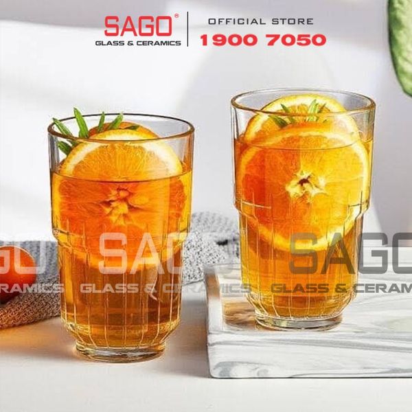  LIBBEY 16078 - Ly Thủy Tinh Libbey LINQ White Beverage 355ml | Thủy Tinh Cường Lực Cao Cấp 