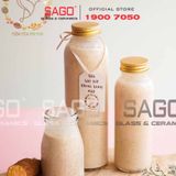  Chai Thủy Tinh Tròn Nắp Nhôm | Tùy Chọn Dung Tích 