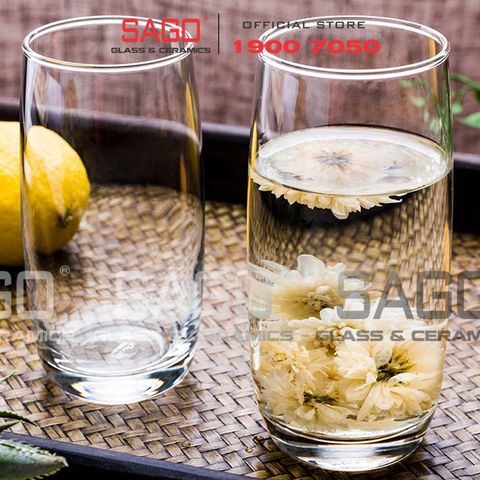  Ocean B13016 - Ly Thủy Tinh Ocean Ivory Hi Ball 460ml | Nhập Khẩu Thái Lan 