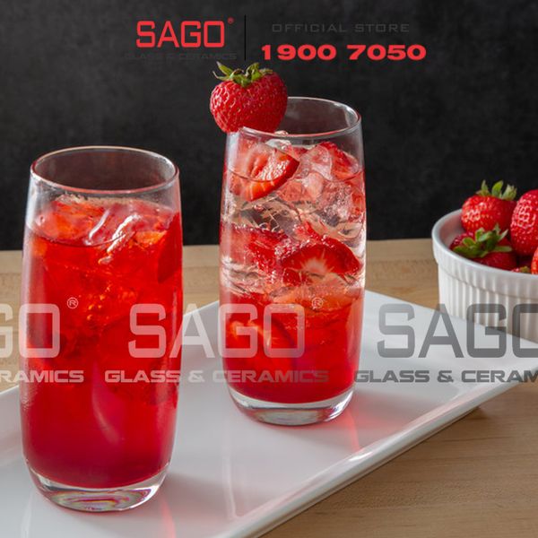  Ocean B13013 - Ly Thủy Tinh Ocean Ivory Hi Ball 370ml | Nhập Khẩu Thái Lan 