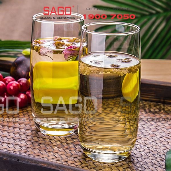  Ocean B13013 - Ly Thủy Tinh Ocean Ivory Hi Ball 370ml | Nhập Khẩu Thái Lan 