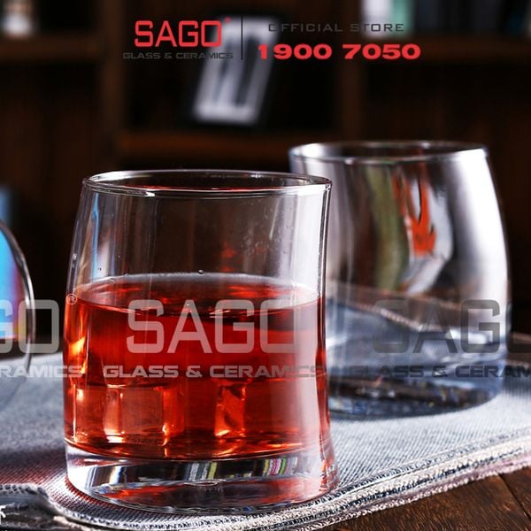  Pasabahce 1092280 - Ly Thủy Tinh Pasabahce Penguen Whiskey Glass 370ml | Nhập Khẩu Thổ Nhĩ Kỳ 