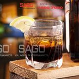  Pasabahse 42348  - Ly Thủy Tinh Pasabahse Luna Rocks 368ml | Nhập Khẩu Thổ Nhĩ Kỳ 