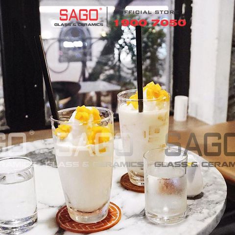  Union 340 - Ly Thủy Tinh Union Neo Tumber Glass 340ml | Thủy Tinh Cao Cấp Nhập Khẩu Thái Lan 