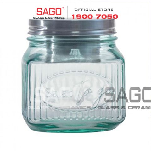  VSM V4830 - Hũ Thủy Tinh Tái Chế Vidrios San Miguel TARRO SALAD TO GO 800ml | Nhập Khẩu Tây Ban Nha 