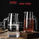  King Dealay JX45 - Bình Rót Thủy Tinh có Chia Vạch King Dealay Decanter 500ml | Thủy tinh Cao Cấp 