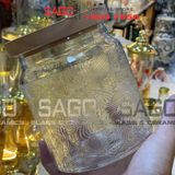  DELI HMF-G26 - Hũ Thủy Tinh Delisoga Vintage Wooden Lid Jar Glass Nắp Gỗ | Tùy Chọn Dung Tích Và Họa Tiết 