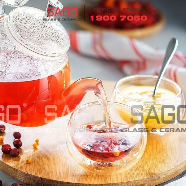  Wilmax England 888755/A - Ly Thủy Tinh 2 Lớp Wilmax Thermo Bowl 250ml | Thủy Tinh Cao Cấp Chịu Nhiệt 