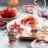  Wilmax England 888755/A - Ly Thủy Tinh 2 Lớp Wilmax Thermo Bowl 250ml | Thủy Tinh Cao Cấp Chịu Nhiệt 