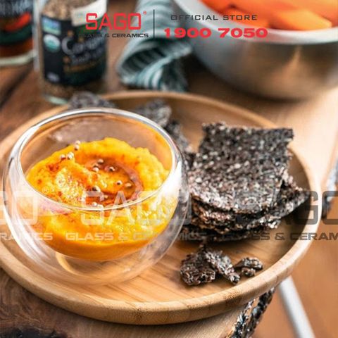  Wilmax England 888755/A - Ly Thủy Tinh 2 Lớp Wilmax Thermo Bowl 250ml | Thủy Tinh Cao Cấp Chịu Nhiệt 