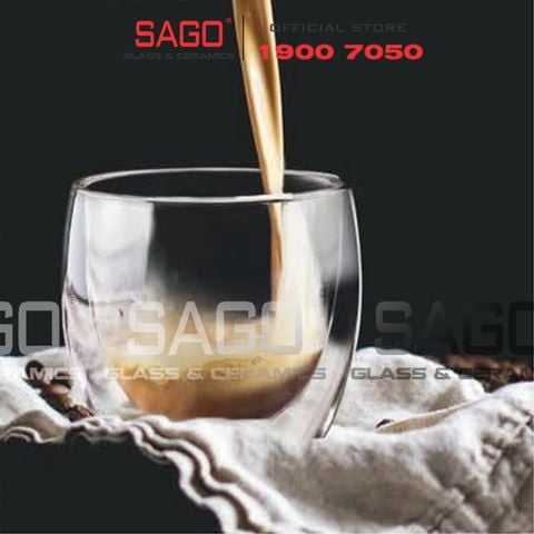  Wilmax England 888760/A - Ly Thủy Tinh 2 Lớp Wilmax Thermo 200ml | Thủy Tinh Cao Cấp Chịu Nhiệt 