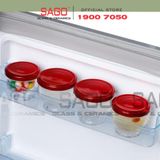  Hũ Thủy Tinh Sen Lùn Đựng Yến Nắp Thiết  | Tùy Chọn Dung Tích 