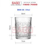  Deli DSKB040-1B - Ly Thuỷ Tinh Deli Whisky Rock 300ml | Thủy Tinh Cao Cấp 